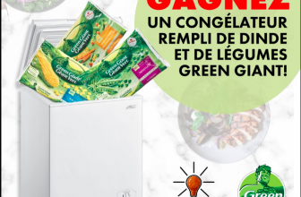 Gagnez un congélateur rempli de produits Géant Vert et de dindon